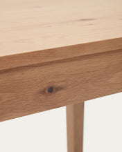 Load image into Gallery viewer, Yain extendable table with oak veneer and solid oak, 160 (220) x 80 cm - image 16