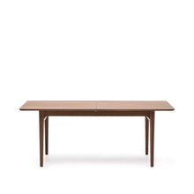 Load image into Gallery viewer, Elan extendable table in veneer and solid walnut wood 200 (260) x 100 cm FSC Mix Credit