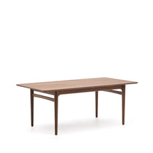 Load image into Gallery viewer, Elan extendable table in veneer and solid walnut wood 200 (260) x 100 cm FSC Mix Credit - image 3