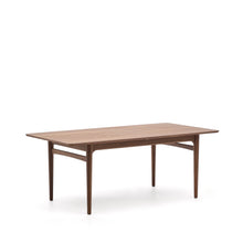 Load image into Gallery viewer, Elan extendable table in veneer and solid walnut wood 200 (260) x 100 cm FSC Mix Credit - image 4