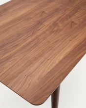 Load image into Gallery viewer, Elan extendable table in veneer and solid walnut wood 200 (260) x 100 cm FSC Mix Credit - image 11