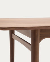 Load image into Gallery viewer, Elan extendable table in veneer and solid walnut wood 200 (260) x 100 cm FSC Mix Credit - image 13