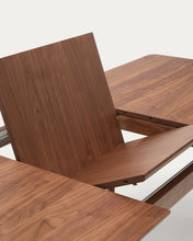 Load image into Gallery viewer, Elan extendable table in veneer and solid walnut wood 200 (260) x 100 cm FSC Mix Credit - image 14