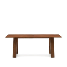 Load image into Gallery viewer, Arlen extendable table in solid oak wood and veneer with a walnut finish 200(250) 95 cm FSC Mix Credit