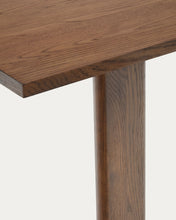 Load image into Gallery viewer, Arlen extendable table in solid oak wood and veneer with a walnut finish 200(250) 95 cm FSC Mix Credit - image 12