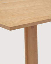 Load image into Gallery viewer, Arlen extendable table in solid oak wood and veneer with a natural finish 200(250)x95cm FSC Mix Credit - image 12