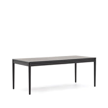 Load image into Gallery viewer, Lenon extending table in black oak veneer and solid oak 200(280)x90cm FSC Mix Credit - image 4