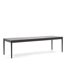 Load image into Gallery viewer, Lenon extending table in black oak veneer and solid oak 200(280)x90cm FSC Mix Credit - image 7