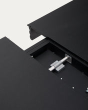 Load image into Gallery viewer, Lenon extending table in black oak veneer and solid oak 200(280)x90cm FSC Mix Credit - image 13