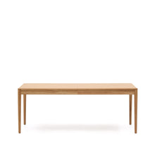 Load image into Gallery viewer, Lenon extendable table in natural FSC Mix Credit solid oak wood and veneer 200(280)x90