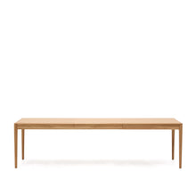Load image into Gallery viewer, Lenon extendable table in natural FSC Mix Credit solid oak wood and veneer 200(280)x90 - image 5