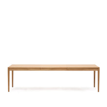 Load image into Gallery viewer, Lenon extendable table in natural FSC Mix Credit solid oak wood and veneer 200(280)x90 - image 6