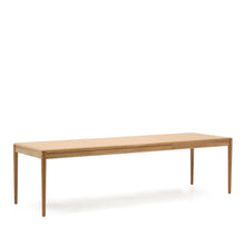 Load image into Gallery viewer, Lenon extendable table in natural FSC Mix Credit solid oak wood and veneer 200(280)x90 - image 7