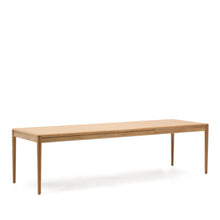 Load image into Gallery viewer, Lenon extendable table in natural FSC Mix Credit solid oak wood and veneer 200(280)x90 - image 8