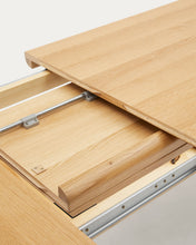 Load image into Gallery viewer, Jondal extendable table made of solid wood and oak veneer, 240 (320) cm x 100 cm FSC 100% - image 13