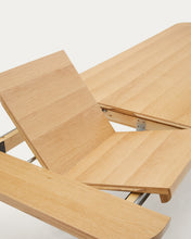 Load image into Gallery viewer, Jondal extendable table made of solid wood and oak veneer, 240 (320) cm x 100 cm FSC 100% - image 14