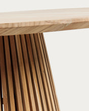 Load image into Gallery viewer, Jeanette round solid teak wood table, Ø 90 cm - image 4