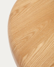 Load image into Gallery viewer, Mailen round table in ash wood veneer with natural finish, Ø 120 cm - image 7