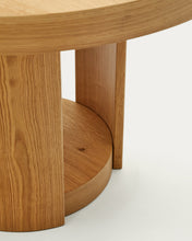 Load image into Gallery viewer, Artis extendable round table in solid oak wood and veneer, 150 (200) cm x 80 cm FSC 100% - image 12