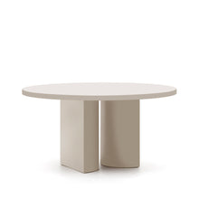 Load image into Gallery viewer, Nealy round table in lacquered MDF in an ecru finish, Ø 150 cm - image 3