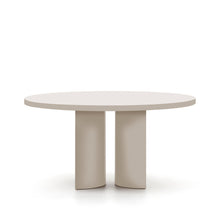 Load image into Gallery viewer, Nealy round table in lacquered MDF in an ecru finish, Ø 150 cm - image 4