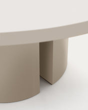 Load image into Gallery viewer, Nealy round table in lacquered MDF in an ecru finish, Ø 150 cm - image 7