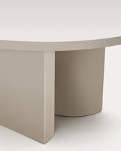 Load image into Gallery viewer, Nealy round table in lacquered MDF in an ecru finish, Ø 150 cm - image 9