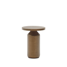 Load image into Gallery viewer, Malya metal round side table in brushed copper, Ø 40.5 cm