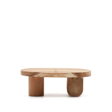 Load image into Gallery viewer, Mosi solid mungur wood coffee table Ø 90 x 60 cm