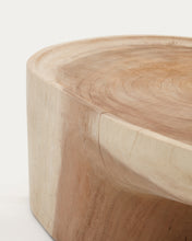 Load image into Gallery viewer, Mosi solid mungur wood coffee table with stand Ø 90 x 50 cm - image 6