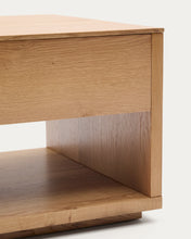 Load image into Gallery viewer, Alguema raisable coffee table in oak veneer with natural finish 120 x 60 cm - image 10