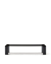 Load image into Gallery viewer, Adularia dark-grey, tempered-glass coffee table, 140 x 60 cm