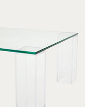 Load image into Gallery viewer, Adularia transparent, tempered-glass coffee table, 140 x 60 cm - image 8