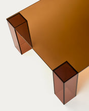 Load image into Gallery viewer, Adularia brown, tempered-glass coffee table, 140 x 60 cm - image 7