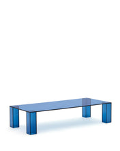 Load image into Gallery viewer, Adularia blue, tempered-glass coffee table, 140 x 60 cm - image 2