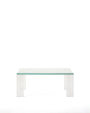 Load image into Gallery viewer, Adularia transparent, tempered-glass side table, 85 x 85 cm