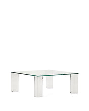 Load image into Gallery viewer, Adularia transparent, tempered-glass side table, 85 x 85 cm - image 2