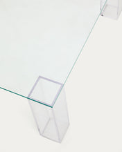 Load image into Gallery viewer, Adularia transparent, tempered-glass side table, 85 x 85 cm - image 5