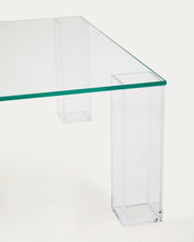 Load image into Gallery viewer, Adularia transparent, tempered-glass side table, 85 x 85 cm - image 6