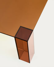 Load image into Gallery viewer, Adularia brown, tempered-glass side table, 85 x 85 cm - image 7