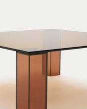 Load image into Gallery viewer, Adularia brown, tempered-glass side table, 85 x 85 cm - image 8