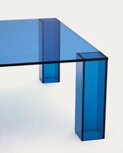 Load image into Gallery viewer, Adularia blue, tempered-glass side table, 85 x 85 cm - image 6