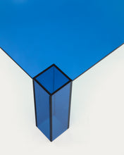 Load image into Gallery viewer, Adularia blue, tempered-glass side table, 85 x 85 cm - image 7
