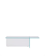 Load image into Gallery viewer, Zaren transparent tempered-glass coffee table, 120 x 60 cm - image 2