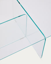 Load image into Gallery viewer, Zaren transparent tempered-glass coffee table, 120 x 60 cm - image 6