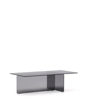 Load image into Gallery viewer, Zaren grey, tempered-glass coffee table, 120 x 60 cm