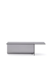 Load image into Gallery viewer, Zaren grey, tempered-glass coffee table, 120 x 60 cm - image 2