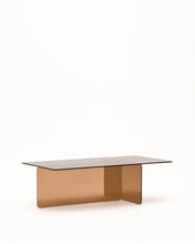Load image into Gallery viewer, Zaren brown, tempered-glass coffee table, 120 x 60 cm - image 2