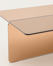 Load image into Gallery viewer, Zaren brown, tempered-glass coffee table, 120 x 60 cm - image 5