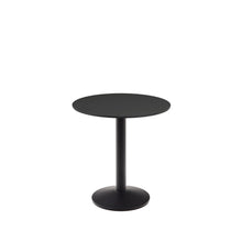 Load image into Gallery viewer, Esilda round outdoor table in black with metal leg in a painted black finish, Ø 70 x 70 cm - image 2